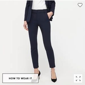 J. Crew Cameron Trouser Navy Size 6